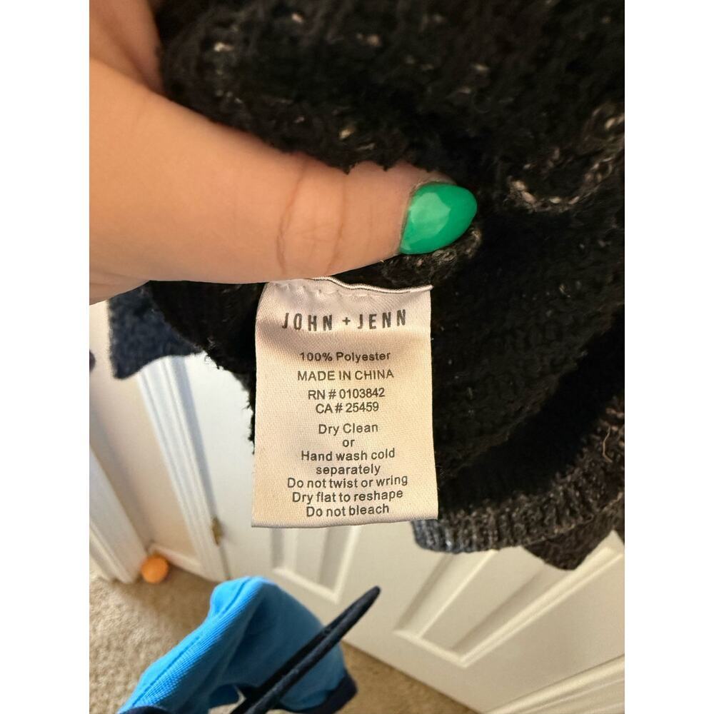 Revolve Cheetah Chunky Knit Sweater Sm - Picture 3 of 4
